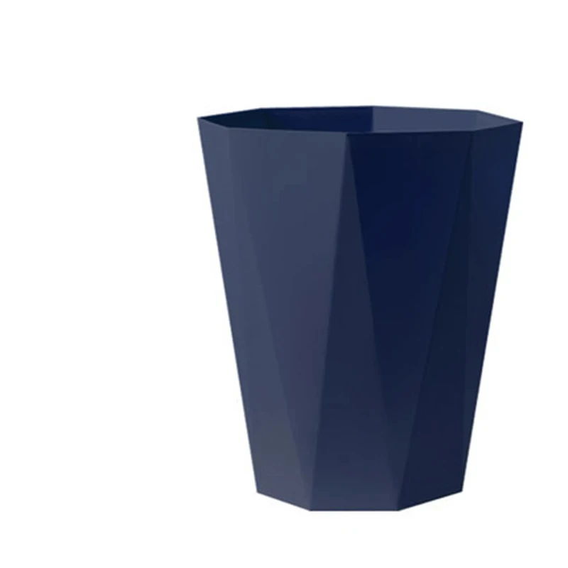 [1005007605679157-12000041478589557] Household Trash Can Open Trash Basket Large-capacity Plastic Basket Toilet Paper Basket for Bathroom Bedroom Kitchen Office
